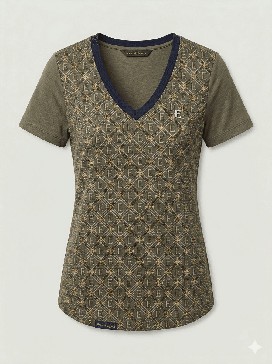 The Aria Tessellated V-Neck